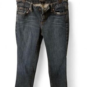Banana Republic Women's size 6 Dark Blue low rise Skinny Jeans preppy Y2K